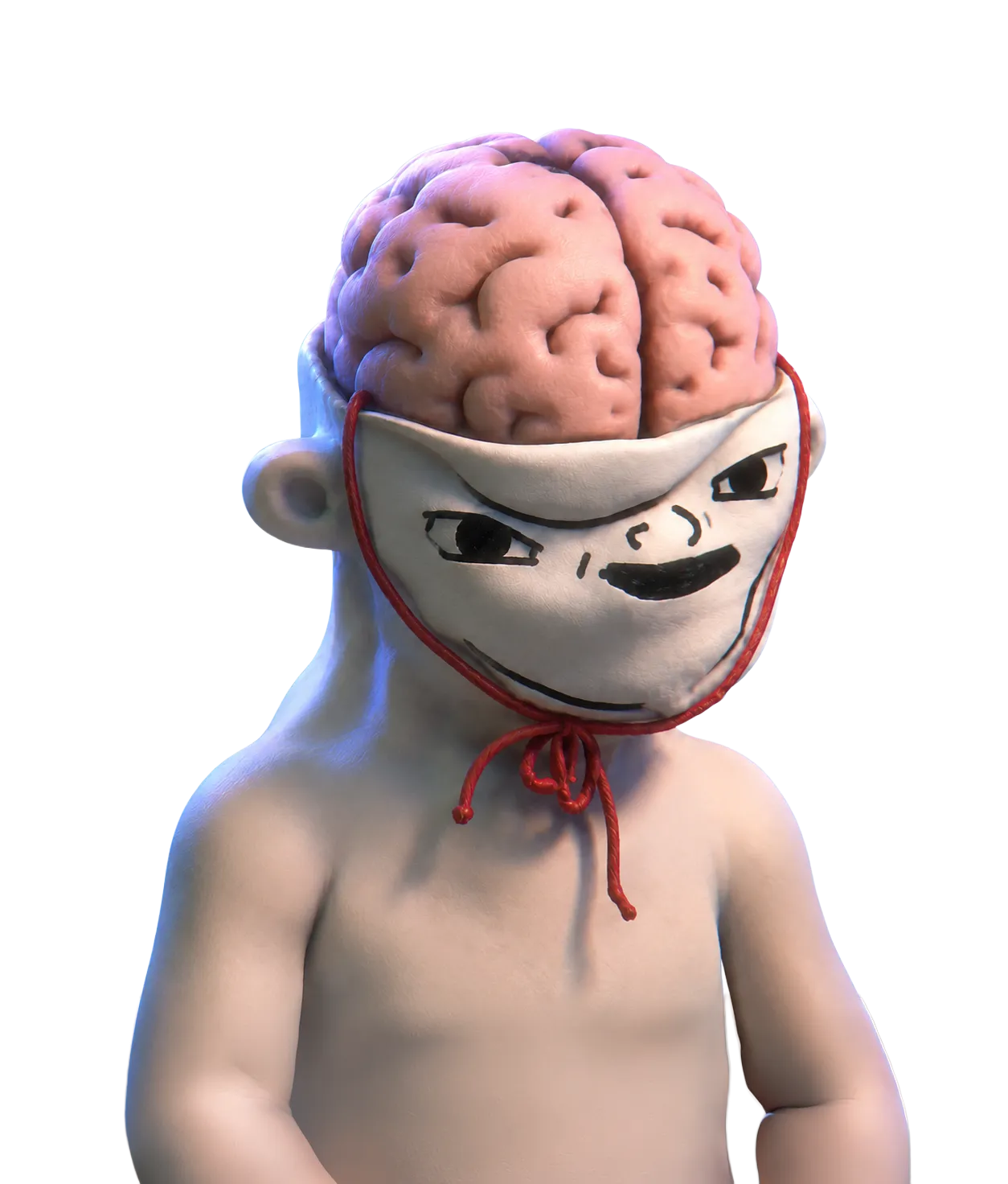 Brainlet with big brain